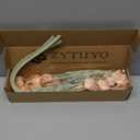 ZYTUYO 6PCS Champagne Pink Poppy Flowers Artificial Faux Flowers with Silk Stems Poppies Spring Bouquets for Home Party Halloween Centerpiece Table Baby Shower Decor