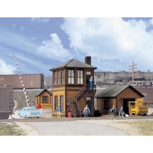 Walthers, Inc. Trackside Structures Set Kit, Grey