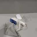 Dovety Steamer for Clothes, Portable Handheld Travel Steamer, Clothing Wrinkles Remover for Gament Steam, 1100W Powerful 2 In 1 Steamer&Iron, 100mL Water Tank Capacity, for 120V Home, Office, Travel (White)