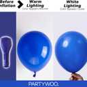 PartyWoo Blue Balloons 140pcs Different Sizes of 18 12 10 5 Inch Navy Blue Balloon Arch Kit Garland for Birthday Gender Reveal Baby Shower Graduation Retirement Bachelorette Party Decorations Blue-Y59