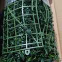 Artificial Ivy Privacy Fence Screen, 128"x 72" (64 SQFT) UV-Anti Faux Boxwood Roll Grass Wall Panels for Patio Balcony Privacy, Garden, Backyard Greenery Wall Backdrop Decor