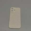 NITITOP Compatible for iPhone 17 Case Cute Aesthetic Little Polka Dots Pattern Design for Women Men Girls Soft TPU Shockproof Stylish Full Camera Protective Phone Cover - White Black