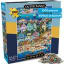 Buffalo Games - Dowdle's Outer Banks 1000 Piece Jigsaw Puzzle, Made in USA, Recycled Premium Board, Reference Diagram