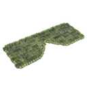 Jade Eye Mask,Large Facial Cooling Mask with Green Ear Strings 100% Real Jade for Hot & Cold Therapy,Green Jade Facial Eyes Sleeping Mask Relief Eye Cover, No Ear Straps