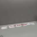 Sweet 16 Sash Red,Its My 16th Birthday Sash,16th Birthday Sash for Girls,Glitter Letter 16th Birthday Sash for Girls,Happy 16th Birthday Party Decorations,White and Red