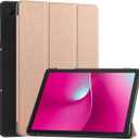 Revvl Tab 2 Case 2025, Slim Hard Shell Protective Cover with Auto Sleep Wake for Tmobile Revvl Tab 2 Tablet Case 10.1'' (Rosegold)