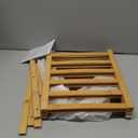 Kitsure Bamboo Wooden Shoe Rack for Closet - Stackable Shoe Organizer with Modular Structure, Space-Saving Shoe Shelf for Entryway, Living Room, Bedroom, 26.8" Wide - 2 Tiers, Natural (Nature)