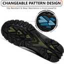 Hiking Shoes Women Waterproof Lightweight for Trail Trekking Camping Outdoor (6, Green)