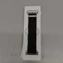 Patented Magnetic Link Sport Band Compatible with Apple Watch Bands Men 44mm/45mm/46mm/49mm/(42mm-Series 3 2 1) Women, Nylon Sport Loop Strap for iWatch Ultra 3 2 1 SE Series 11 10 9 8 7 6 5 4 3 2 1 (Black (Natural Titanium Finish))