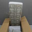 Mason Jars Centerpieces for Tables Bulk, 10 Set - Dusty Blue & White