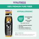 3X VIVATRESS Pre-Stretched Braiding Hair Lightweight, Soft Yaki, Hypoallergenic Synthetic Fiber for Protective Styles (56", 27/30/613 Blend)