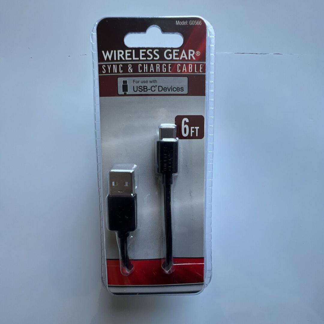 Wireless Gear Sync & Charge Cable 6 Ft