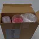 100 Sets Bow Cups 12 oz Coquette Plastic Cups with Lids and Straws Disposable Bow Theme Birthday Decoration for Baby and Bridal Bachelorette Wedding Party Supplies (Pink)