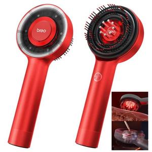 Electric Hair Brushes Upgrade Hair Oil Applicator，IPX7 Waterproof Head Massager Scalp Shiatsu Cordless Hair Scalp Massager