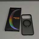 TORRAS 360 Magnetic Stand for iPhone 17 Pro Max Case, [Fit for MagSafe] [4X Military-Grade Protection] Slim Case for iPhone 17 Pro Max 6.9", Translucent Obsidian Black, Ostand O3 Fitness Series