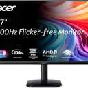 Acer KB272 E0bi 27" IPS Full HD (1920 x 1080) Zero-Frame Gaming Office Monitor AMD FreeSync Technology Up to 100Hz Refresh 1ms (VRB) Low Blue Light Tilt HDMI & VGA Ports