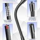 Heavy-Duty 19" Flexible Gooseneck Extension Tube Arm with 1/4"-20 & 3/8"-16 Adapter (KN14-19)