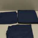 Amazon Basics Lightweight Super Soft Easy Care Wrinkle Free Microfiber 3 Piece Bed Sheet Set with 14-Inch Deep Pockets, Twin, Navy Blue, Solid, Kids, Men & Women Bedding
Navy Blue
