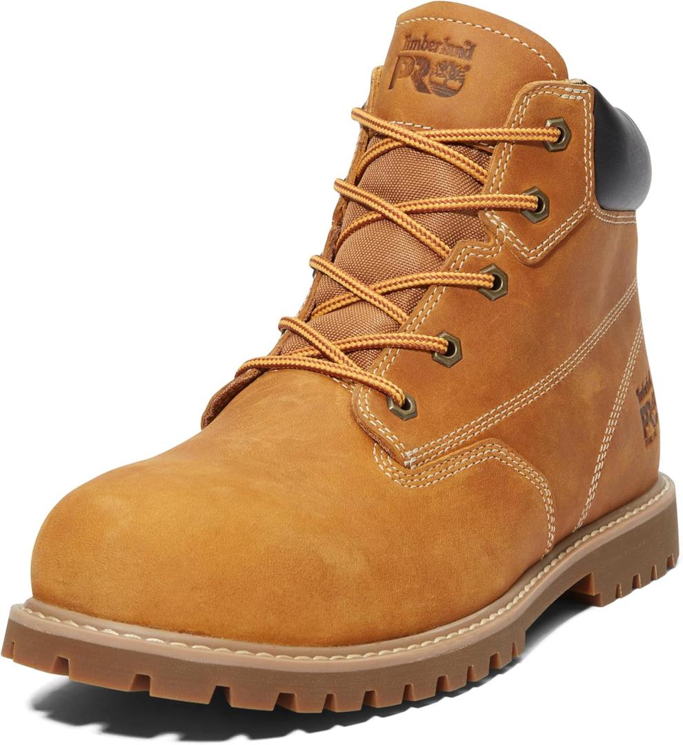 Timberland PRO Men's Gritstone 6 Inch Steel Safety Toe Industrial Work Boot (9.5, Wheat-2024 New)