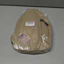 JASGOOD Sling Bag for Men Women, Crossbody Bag Faux Leather Fanny Pack Waterproof Chest Bag Backpack for Travel,Hiking