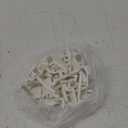 MECCANIXITY Plastic Pegboard Hooks 2 Inch Fits 1/4" or 1/8" Pegboards for Store Garage Office, Pack of 20