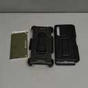 TONGATE for Z Fold 5 Case, [with S Pen Slot & Hinge Protection] [Privacy Glass Screen Protector] Full-Body Military Drop Phone Case for Samsung Galaxy Z Fold 5 with Kickstand & Belt Clip, Black