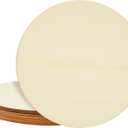 10 Inch Wooden Circles for Crafts - Unfinished Wood Rounds for Wood Burning, DIY Signs, Painting, Decorations (10 Pack)