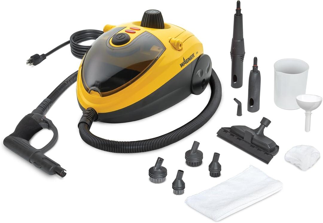 Wagner Spraytech 2494398 905e AutoRight Multi-Purpose Steam Cleaner, 12 Accessories Included, Power Steamer for cleaning