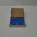 LANKER 24 Pack LED Tea Lights Candles, Flickering Blue Flameless Tealights, Long Lasting Battery Operated Fake Candles, Decoration for Halloween and Christmas (Blue - 24pcs)