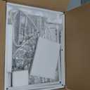 SUPERJARE Nightstand with Charging Station, Bed Side Table with Adjustable Fabric Drawer, Night Stand for Bedroom, 3-Tier Storage End Table, for Living Room, White (M (11.8"D x 15.7"W x 23.4"H))