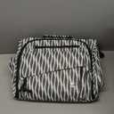 ALLCAMP Diaper Backpack, Waterproof Large Capacity Baby Bag, Multi-Function Nappy Bag with Stroller Hooks, Convertible Tote (Zebra Pattern)