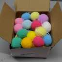 XmasExp Pastel Colorful Pom Pom Garland Decorations - Large Spring Felt Ball Garland for Classroom,Christmas, Mantle Decor, Easter Tree Ornaments, Baby Shower and Party Hanging Decor,13 Ft.