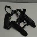 Waterproof Dog Boots for Small/Medium Dogs -Dog Paw Protectors Dog Suspender Boots Anti-Slip Pet Shoes for Outdoor Walking, Reflective Stay-On,Dirt-Proof Comfortable Booties (Black, Small)