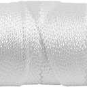 MARSHALLTOWN Masonry Line, Braided Nylon, White, 500 Foot, #18 Line Size, Masons and Archaeology, 623