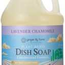 Ginger Lily Farms Botanicals Plant-Based Liquid Dish Soap, Concentrated Formula with Max Grease Cleaning Power, Cruelty-Free, Lavender Chamomile Scent, 1 Gallon Refill (128 Fl. Oz.)