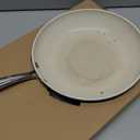 Mueller Frying Pan, Heavy Duty German Stone Coating Non Stick Frying Pans, No PFOA or APEO, Paella Pan, Dishwasher and Oven Safe, Even Heat Distribution, Cool Stainless Steel Handle, Light Grey (10 Inch)