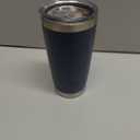 WETOWETO 20oz Tumbler, Stainless Steel Vacuum Insulated Coffee Travel Mug, Double Wall Powder Coated Insulated Coffee Mug Travel Mug with Lid Thermal Cup for Outdoor (Navy Blue, 1 Pack)