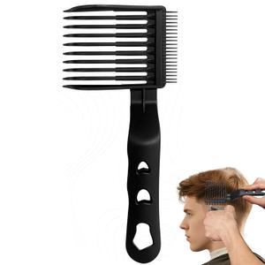 Blend Friend Fade Comb Set Black Professional Barber Combs for Men & Boys, Self Haircutting Tools for Fading & Blending, Salon or Home Use (Black 1PC)