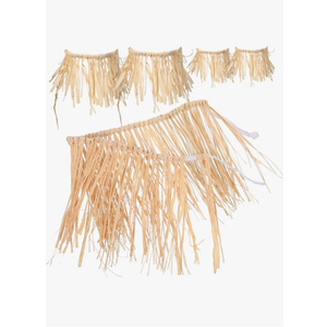 Hawaiian Skirt for Women Summer Luau Party Supplies Skirt Tassels Performance Dress, Size 10.5x4.5
