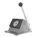 Hilitand Badge Cutter, Round Cutter Stainless Steel Graphic Punch for Paper Leather PVC Cards, Punches (58mm)