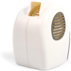 Camco Camper/RV Fridge Deodorizer & Airator | Deodorizer/Fan Helps Circulate Air in Refrigerator | Features Charcoal Odor Absorber & On/Off Switch | Great for Mini Fridge, Small Fridge & More (44124)