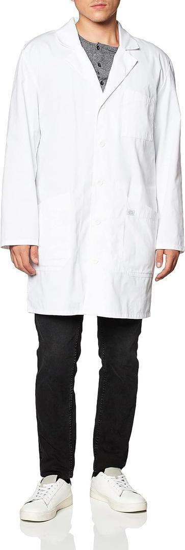 Dickies Unisex-Adult Eds Signature 37" Lab Coat White XXX-Large