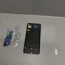 Screen Replacement LCD Display Touch Digitizer Assembly with Frame for Samsung Galaxy A71 SM-A715 A715F A715FD 6.7" (Black with Frame)