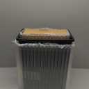 Insputer 8 Gal Pull Out Trash Can Under Cabinet, Heavy Duty Under Sink Garbage Can Kit with Soft-Close Slides for Kitchen, Laundry, Requires Minimum Cabinets Opening 12" W X 18" D (Silver)