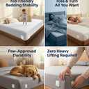 Twist-Lock Bed Sheet Holder & Corner Grippers - Stops Shifting & Bunching for a Tight Fit, Innovative Clip-Free Design,Universal for All Mattress & Sheet Sizes, Easy Install