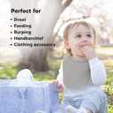 8-Pack Organic Baby Bibs for Boys, Girls - Soft Cotton Drooling and Teething Bibs for Baby Girl & Boy, Extra Absorbent, Easy To Clean & Put On for Toddler, Newborn, Infant 0-24 Months (Icelandic)