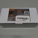 BESTTEN Keyed Entry Door Knob, Entrance Door Lock, Standard Ball, All Metal, Matte Black