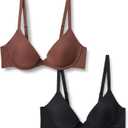 Amazon Essentials Women's Microfiber Lined Wired Scoop Bra 36D