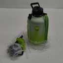 Insulated Water Bottle | Thickened Stainless Steel Vacuum Metal | Portable Sports Half Gallon Large Water Jug for Gym and Hiking with Straw, Carrier Bag, Handle Strap | BPA-Free 64 oz (Gradient Green)