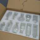 RUCKAE Small Clear Bud Vases Bulk 22 Pack Mini Flower Glass Vases for Centerpiece Table Wedding Decorations Home Decor Party